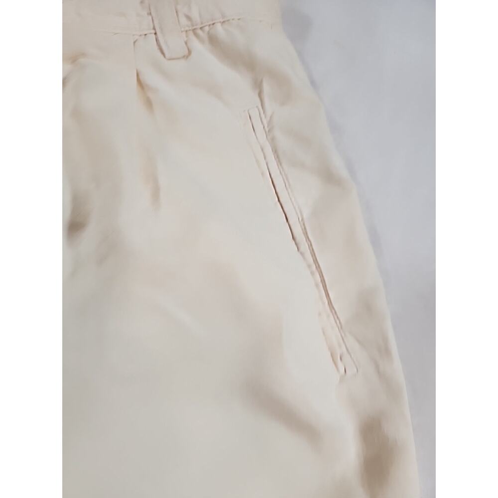 Lords & Taylor The Kensington Collection Men's Linen Blend Shorts 36 Yellow - Picture 5 of 8